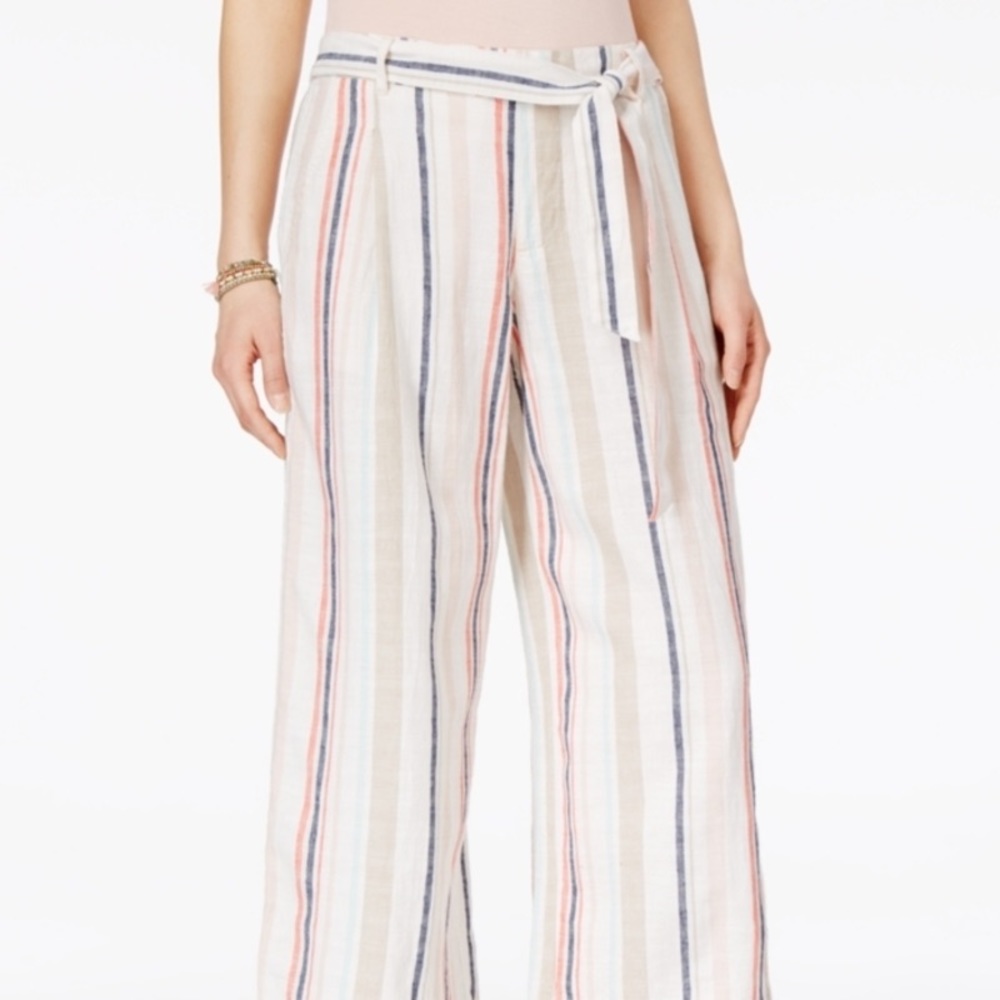 Jessica Simpson striped wide leg pants